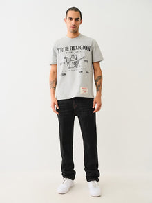 TRUE RELIGION Ricky Big T flap Straight Jeans