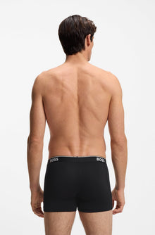 BOSS THREE-PACK OF BOXER BRIEFS IN STRETCH COTTON