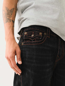 TRUE RELIGION Ricky Big T flap Straight Jeans