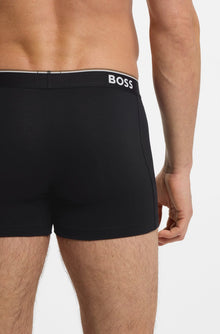 BOSS THREE-PACK OF BOXER BRIEFS IN STRETCH COTTON