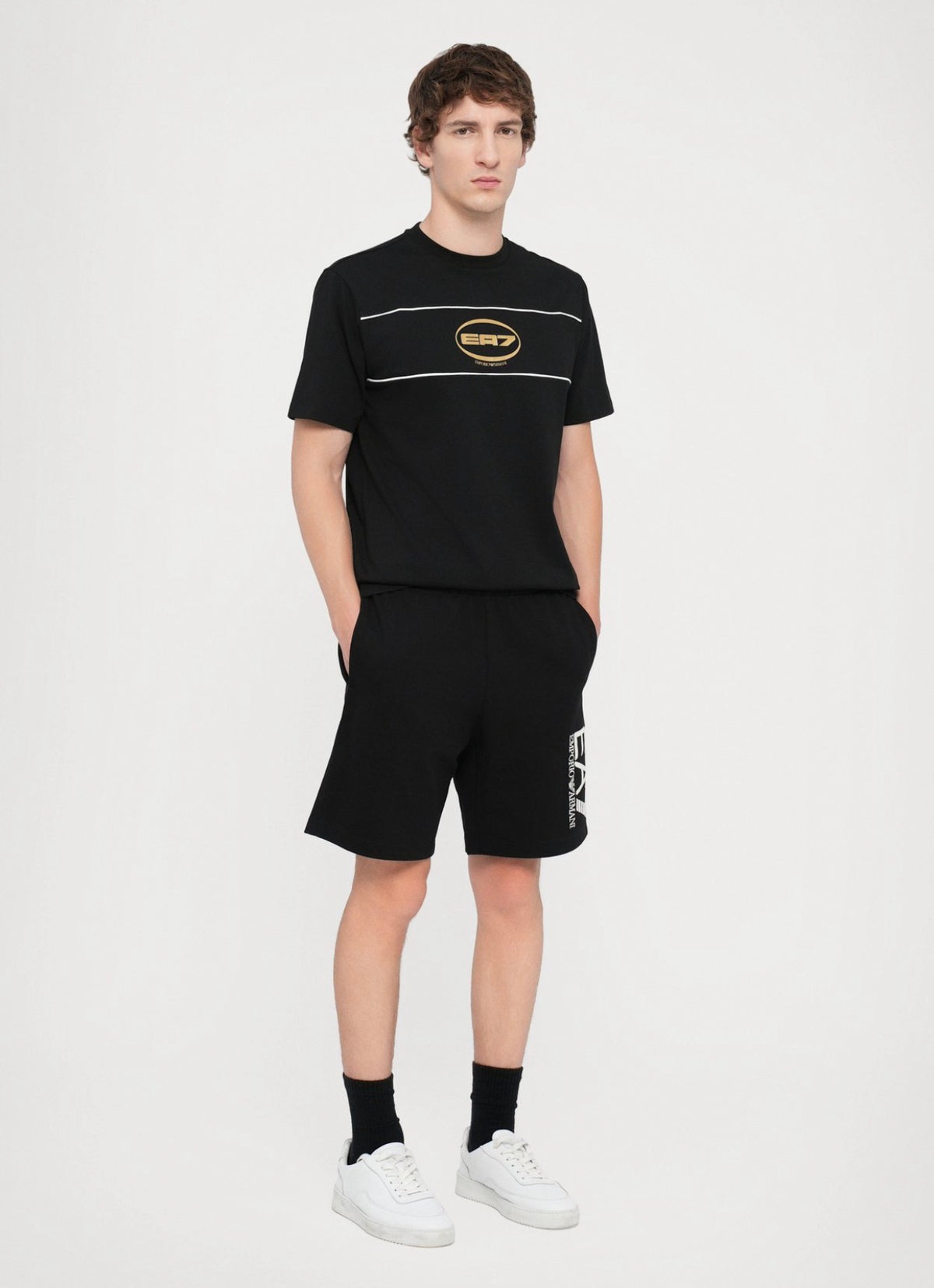 EA7 TRAIN LOGO SERIES-Print T-shirt