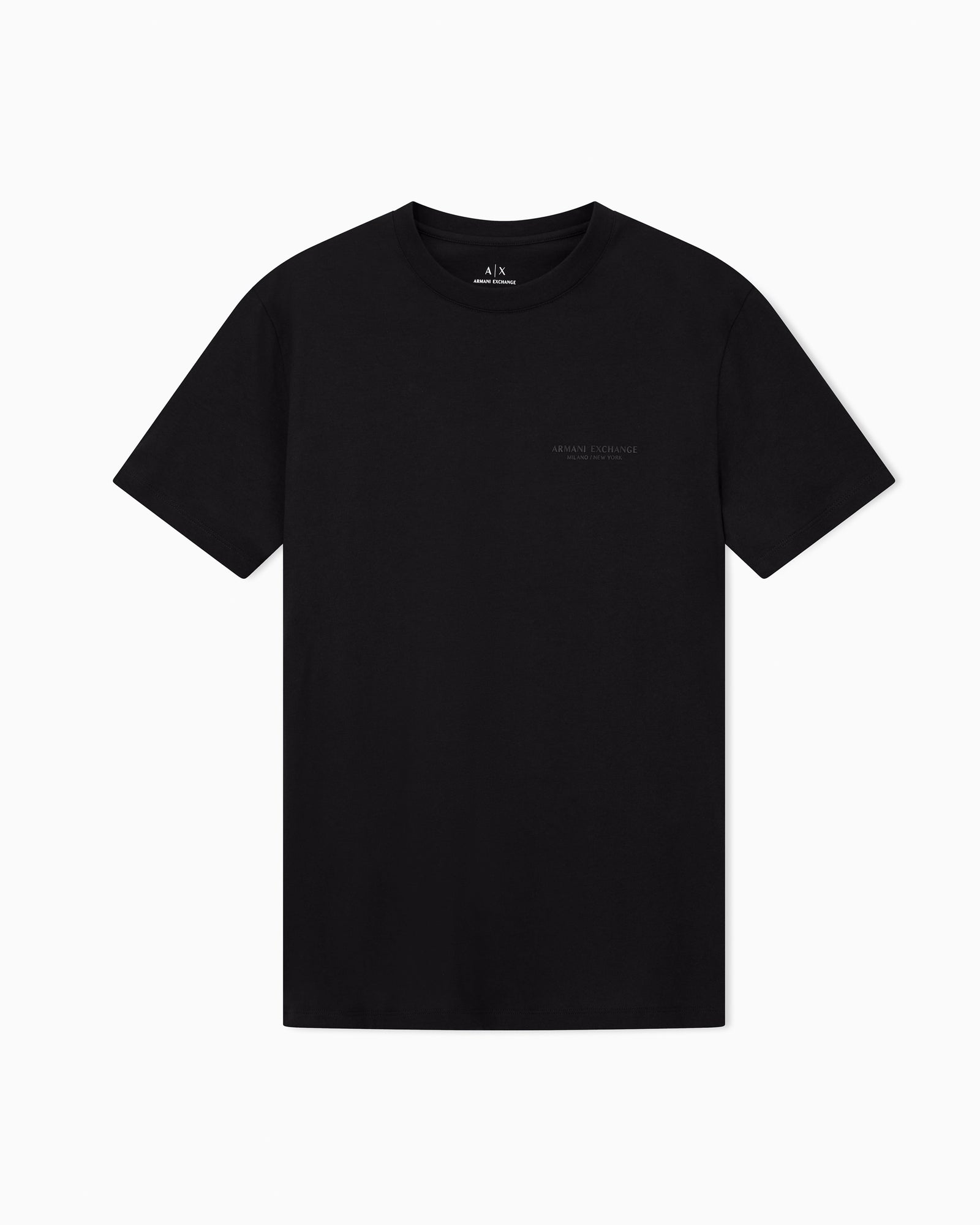 ARMANI EXCHANGE T-SHIRT WITH A CHEST LOGO ESSENTIAL