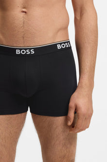 BOSS THREE-PACK OF BOXER BRIEFS IN STRETCH COTTON