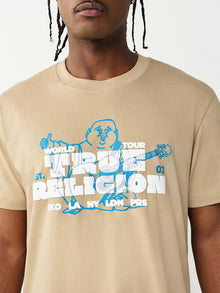 TRUE RELIGION- Logo Blocky Puff Tee